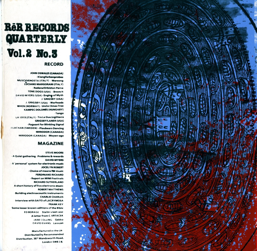 『Rē Records Quarterly Vol. 2 No. 3』LP表ジャケット